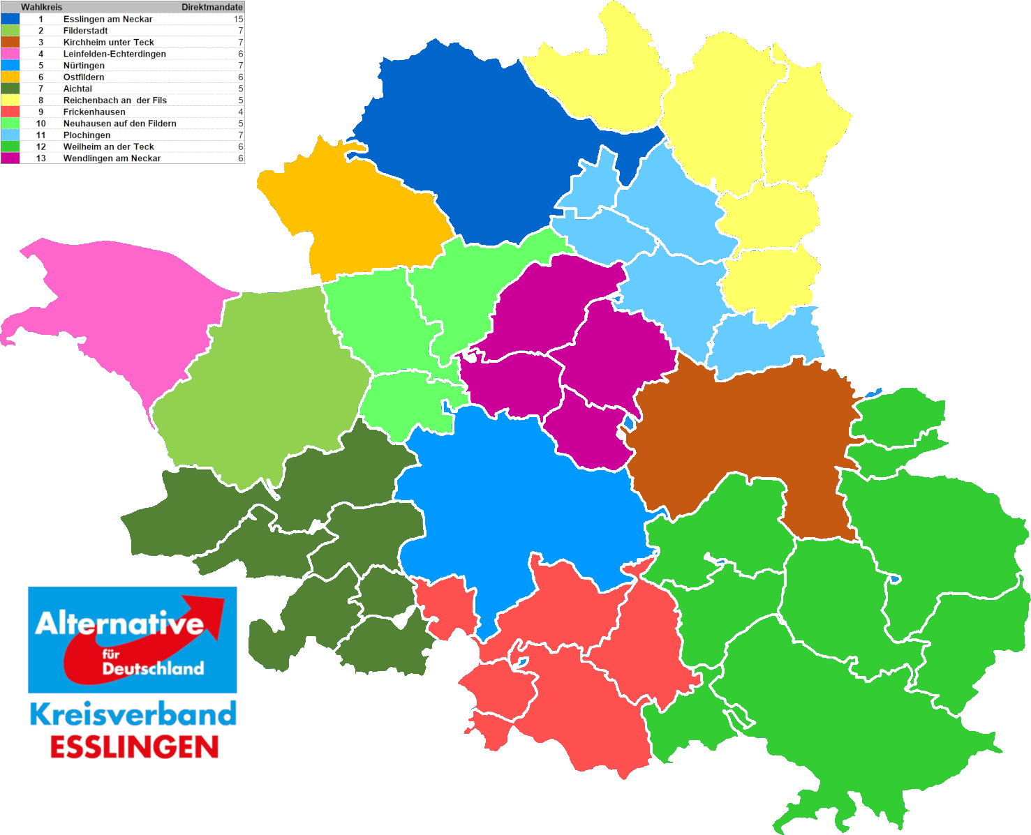 Wahlkreise Esslingen